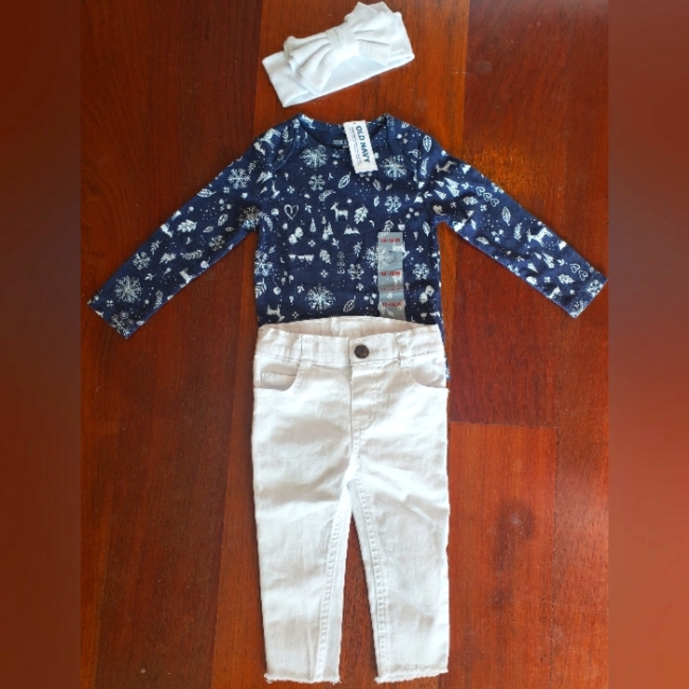 Baby Girl Winter Holiday Outfit